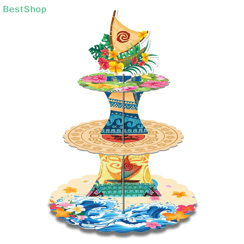 

〔Victoria〕3 Tier Cake Display Stand Birthday Dessert Cupcake Rack Party Cake Tray Decor Hawaiian Style