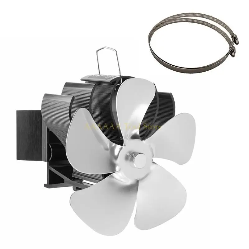 مروحة موقد صديقة للبيئة A2BE على مدخنة لسجل الخشب لموقد الموقد الهادئ BG604