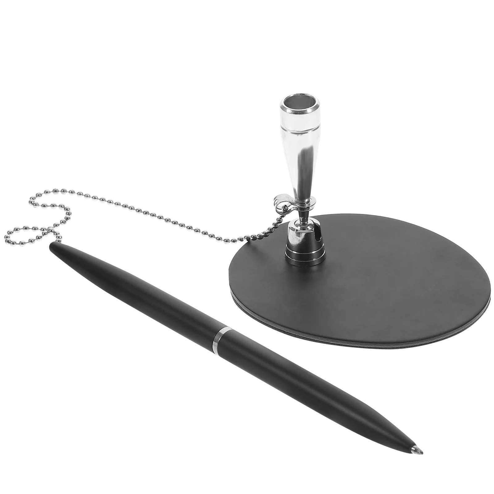 

Desktop Standing Signature Pen Comfortable Grip Smooth Writing Table Fixed Business Sign Pen Office Hotel Pens