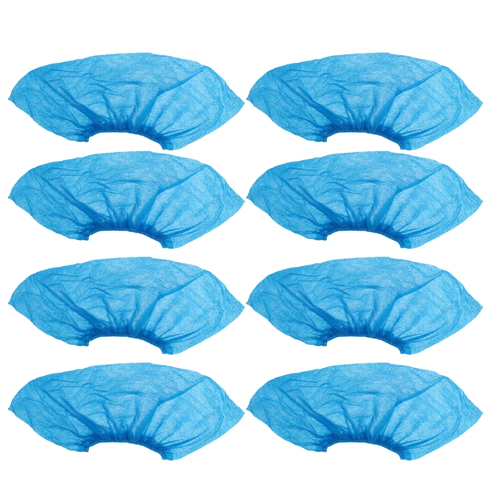 

50pcs Students Disposable Shoes Cover Non-woven Shoes Cover Anti-slip Shoes Cover (Blue, Size 24-35, Kids Style)
