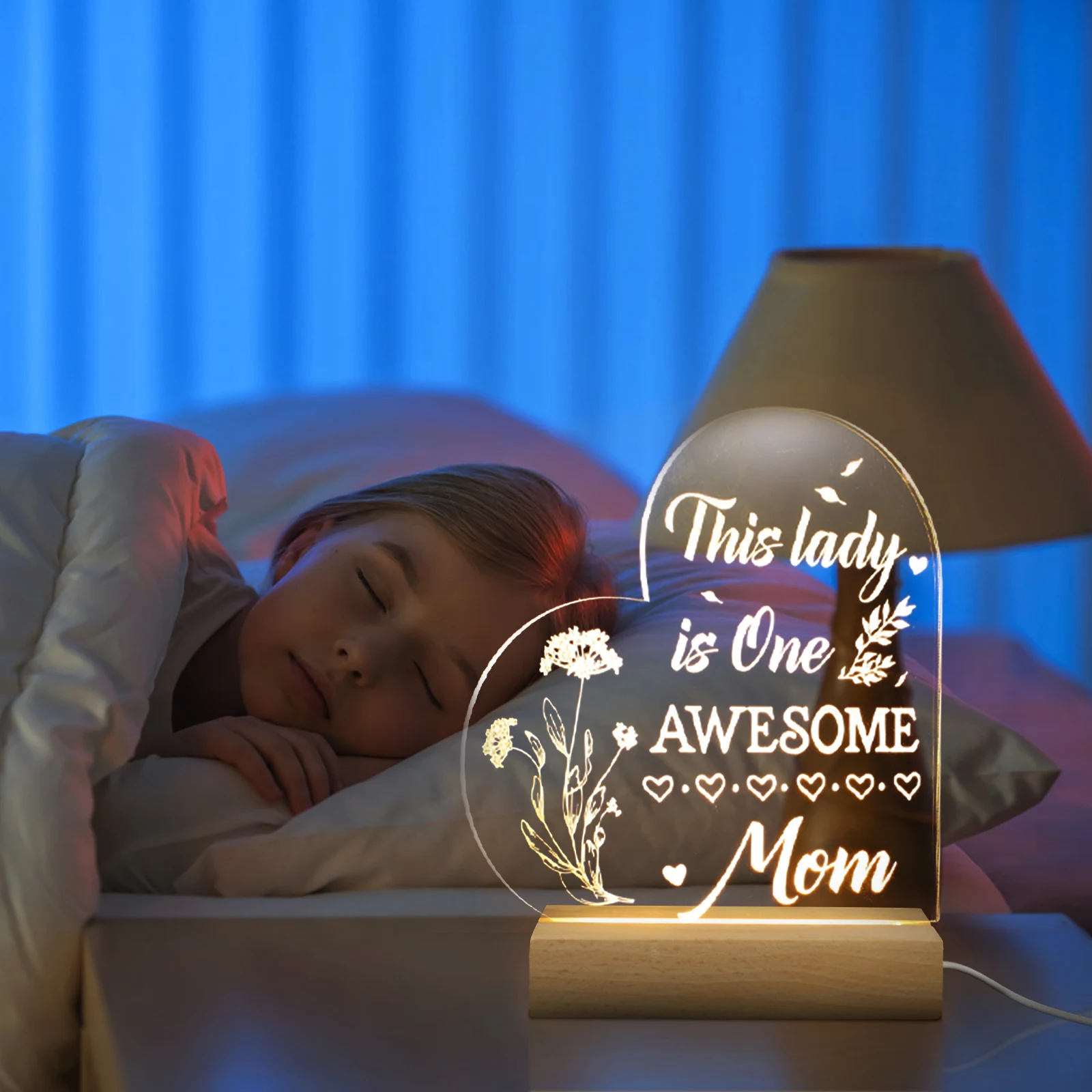 

Rectangle LED Base Minimalist Look Lighted Display Stand for Acrylic Crystal Art Wooden Stands LED Base Crystal Display Stand