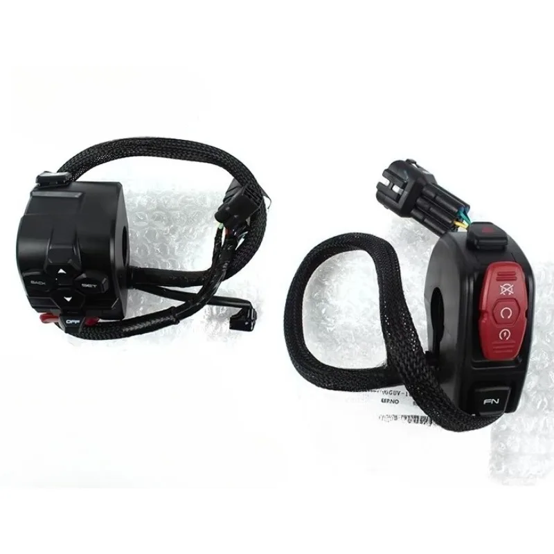 For CFMOTO 675SR-R 675SR R 675SS Original handle to activate horn ignition headlight steering switch