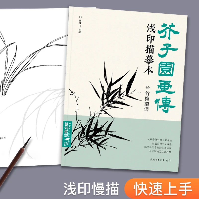 The Sketch of the Orchid, Bamboo, Plum and Chrysanthemum from the Mustard Seed Garden Painting Biography - Image 2