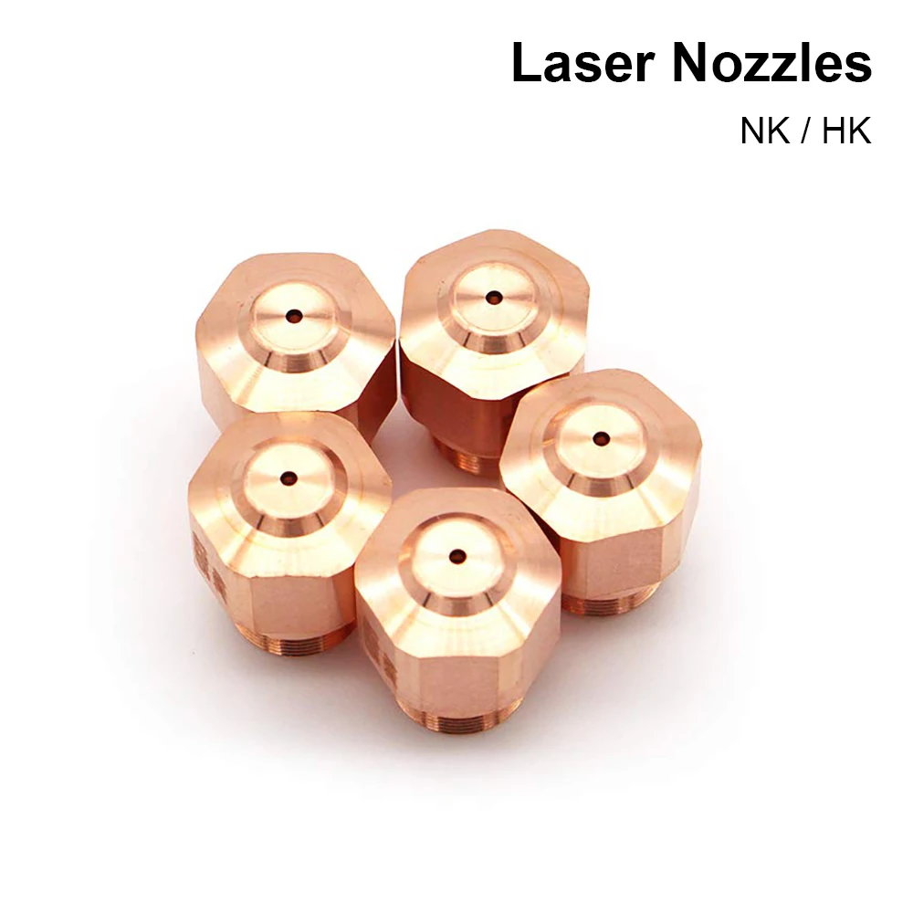

M10 Laser Cutting Nozzles Single Double Layers NK HK Caliber 0.8-4.0mm Copper Nozzles for BY Laser Cutting Nozzle