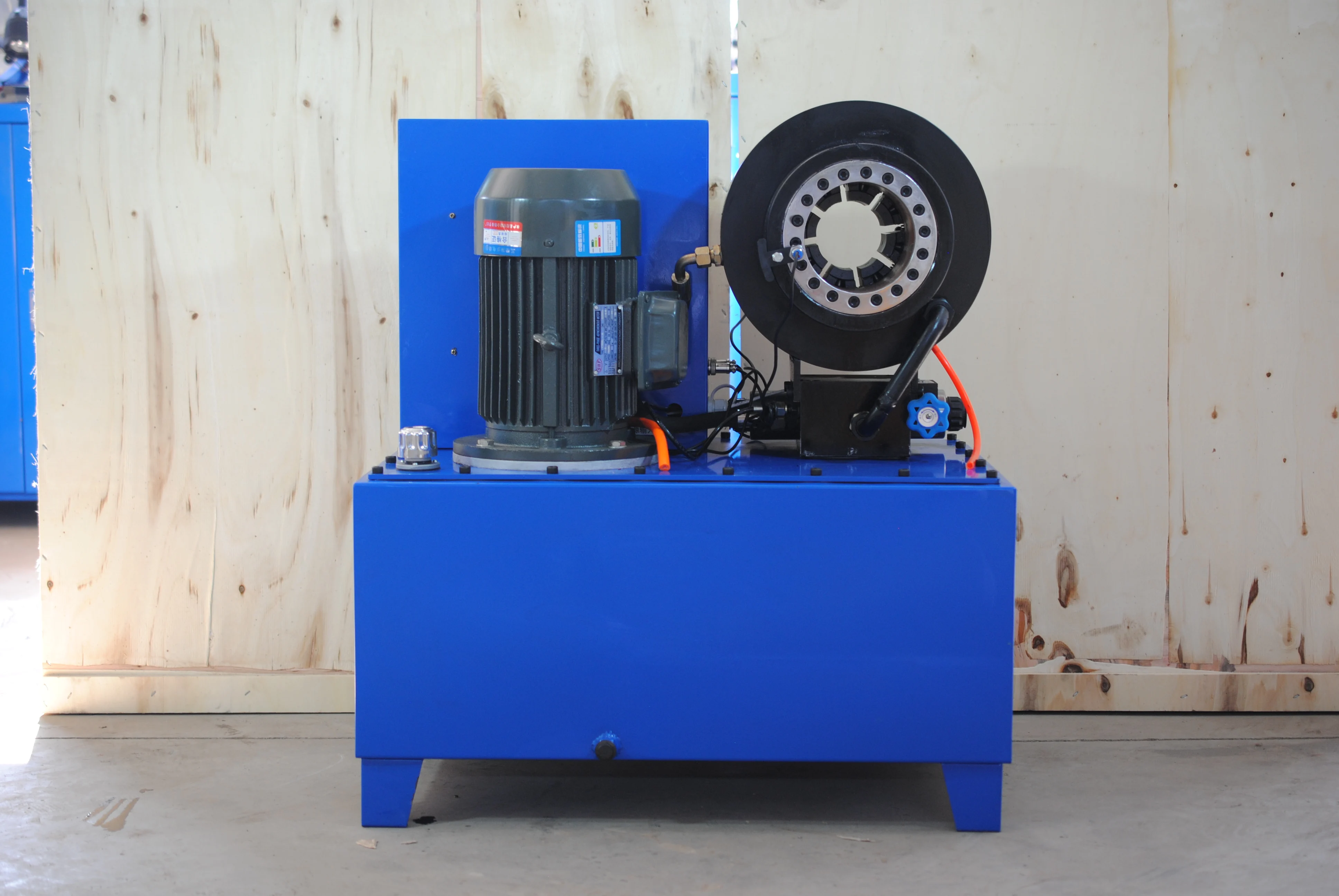 Automatic Control PSF DX68 DX69 Hydraulic Scaffold Steel Pipe Crimping Machine Gear Pump Motor Core for Rubber Making Machinery