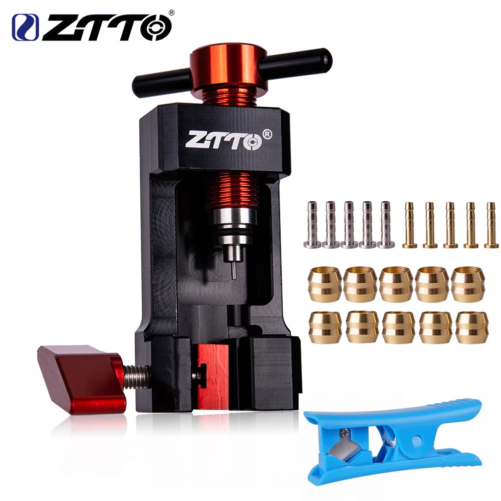 

ZTTO Bicycle Hydraulic Disc Brake Oil Needle Tool Driver Hose Cutter Cable Pliers Olive Connector Insert BH59 BH90 Install Press