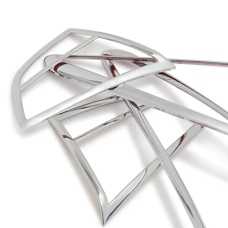 AU34-For هيونداي توكسون IX35 2010-2014 جودة عالية ABS كروم الضوء الخلفي الخلفي مصباح هود الديكور غطاء الزخارف اكسسوارات 4 قطعة/