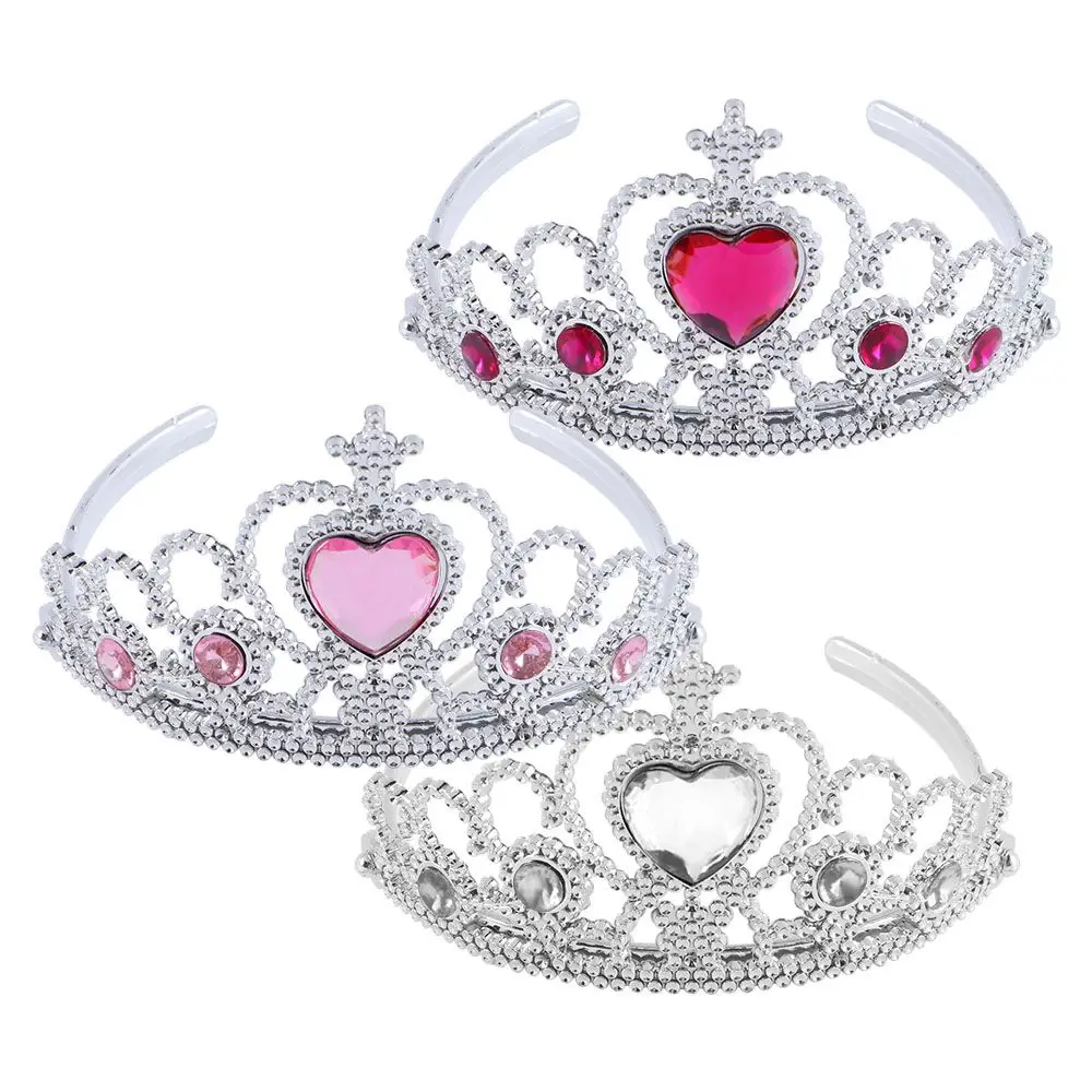 Regalo juegos de rol corona varitas mágicas Tiara accesorios de moda en forma de corazón sombreros niños juguete Accesorios para peinados