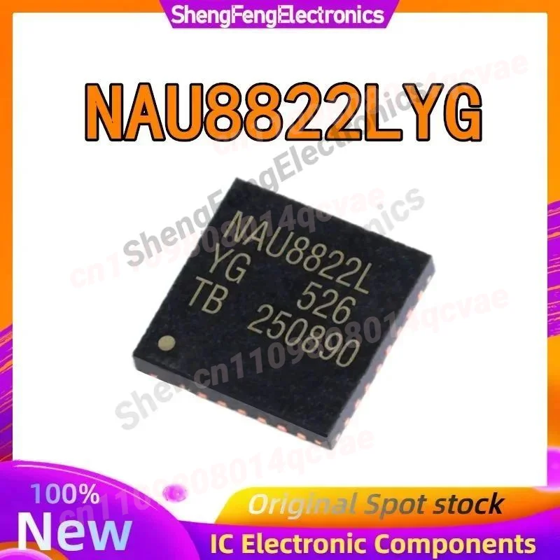 

5 шт. новые оригинальные чипсеты NAU8822L NAU8822LYG QFN-32 в наличии