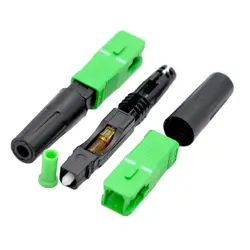 Hot Sell 10PCS NEW FTTH Embedded Fiber Optic Quick Assembly Connecor low insertion loss Fast Fiber Optic Connector Wholesale