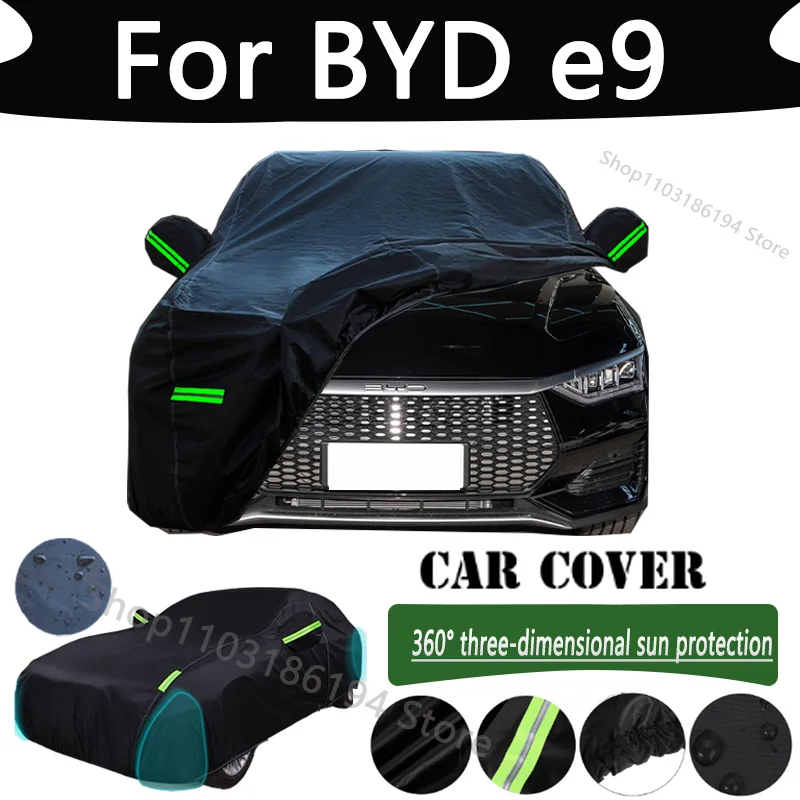 

For BYD e9 Outdoor Protection Full Car Cover Snow Covers Rainwater Sunshine Dustproof Scratches Car Cover