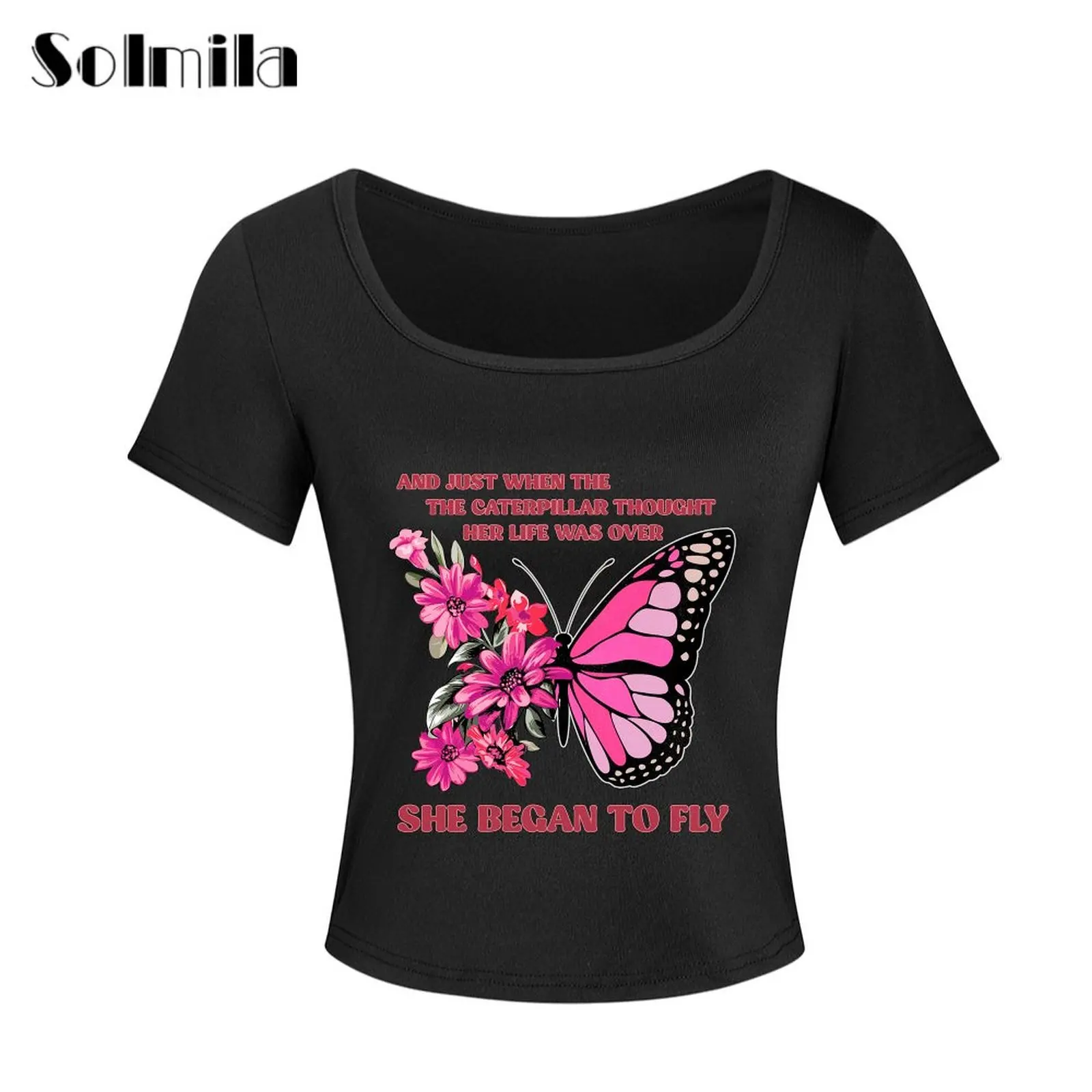 

Short Sleeve Top Polyester Shirt Autumn Casual Wear Daily Fashion Top Korean Pattern Tee Regular Length Shirt Clothing