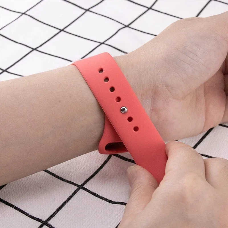 Cinturino in silicone per cinturino Apple Watch 40mm 44mm 49mm 46mm 45mm 41mm 42mm 44mm Bracciale Correa iWatch Series 10 9 8 7 6 3 SE Ultra2