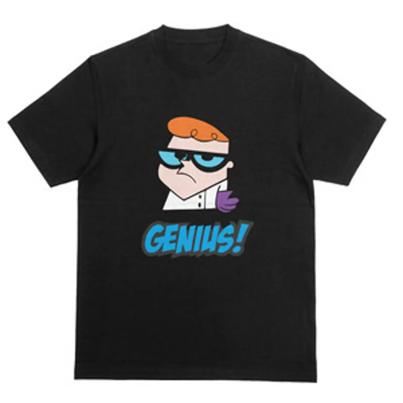 DEXTERS LABOR GENIUS T Shirt Lustiges TV Cartoon 90er Kinder Animiert Top vintage Washed homme Versatile Top For Everyday Wear