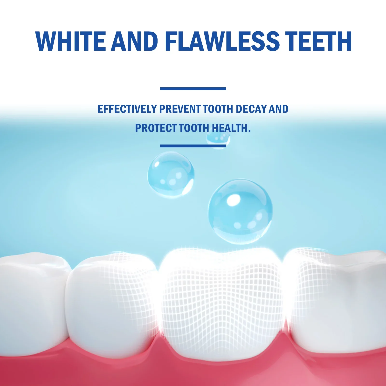 5pcs Mint Teeth Whitening Toothpaste Improves Breath, Removes Stains, Supports Gum Health and Whitens Teeth Adult Toothpaste