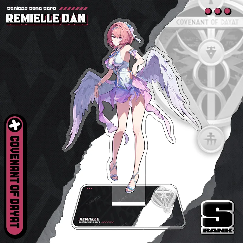New Zenless Zone Zero Character Stand Remielle Cute Cartoon Acrylic Desk Ornament Friend Gift Anime Game Keychain