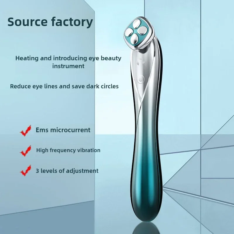 Portable Hot Compress Eye Beauty Instrument, Home Micro Beauty Instrument, Eye Cream Introducer, Eye Lifting and Firming