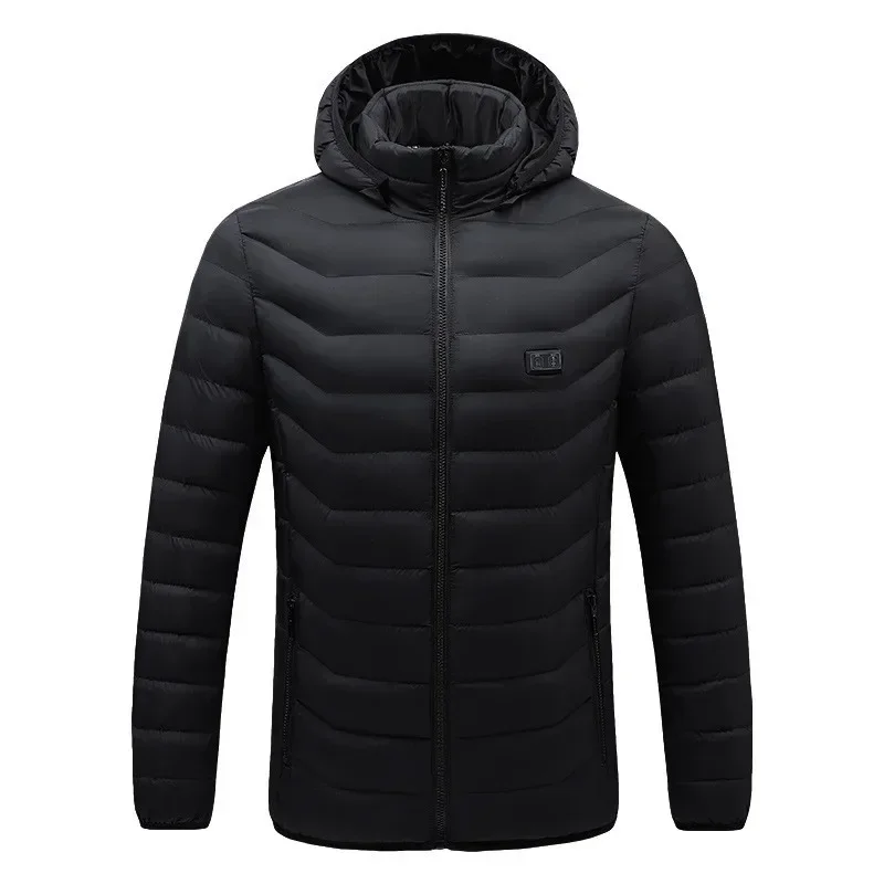 

5 Area Men's Heated Jacket Men Women Parka Vest Autumn Winter Cycling Warm USB Electric Heated Outdoor Sports Vests For Hunting