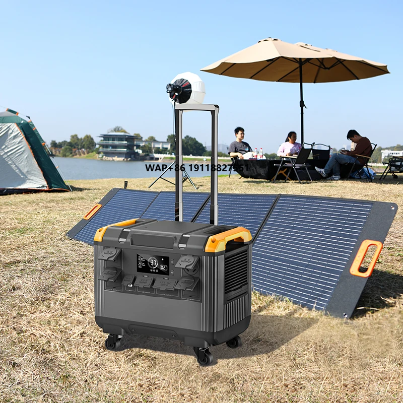 

600W Solar Generator Best Power Bank Large Capacity Portable Power Station 220v 110V Type C Wireless Charger Camping Kit