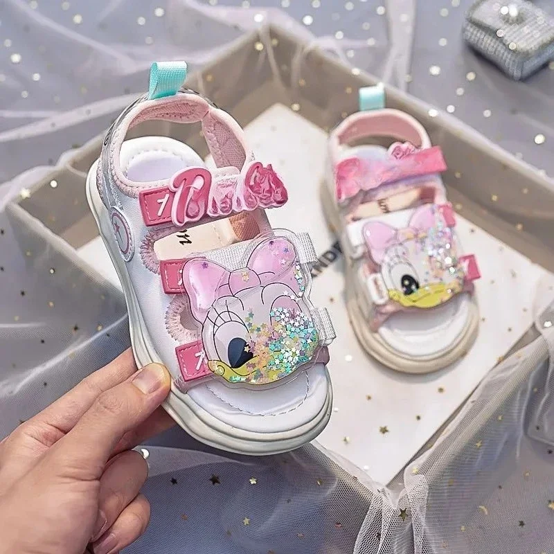 

Disney New kids cartoon Daisy summer beach Sandals princess indoor cartoon cute shoes