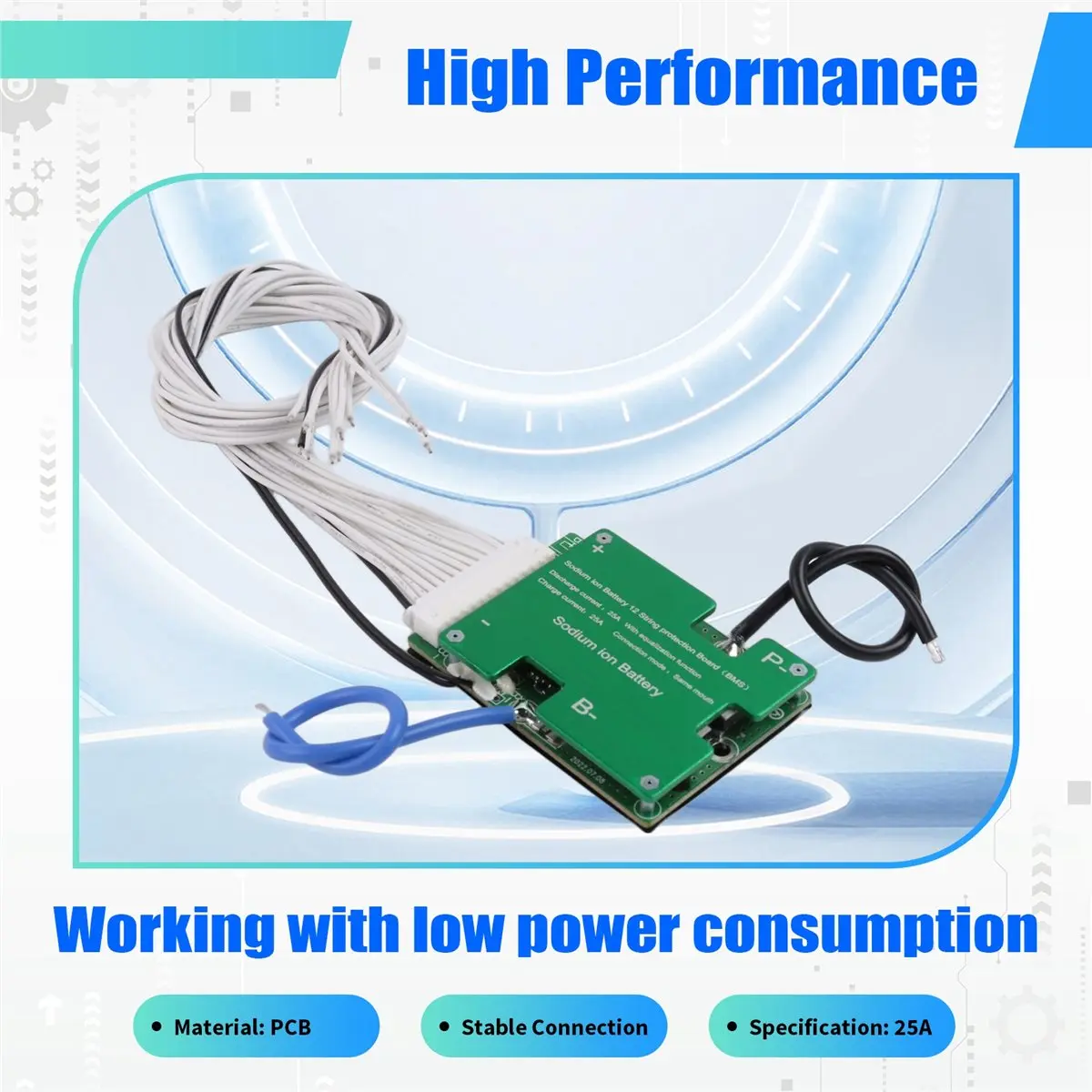 ^DT1230~~Sodium-Ion Battery 12S 36V Battery Management for Sodium Battery Pack DIY Active Balance 25A