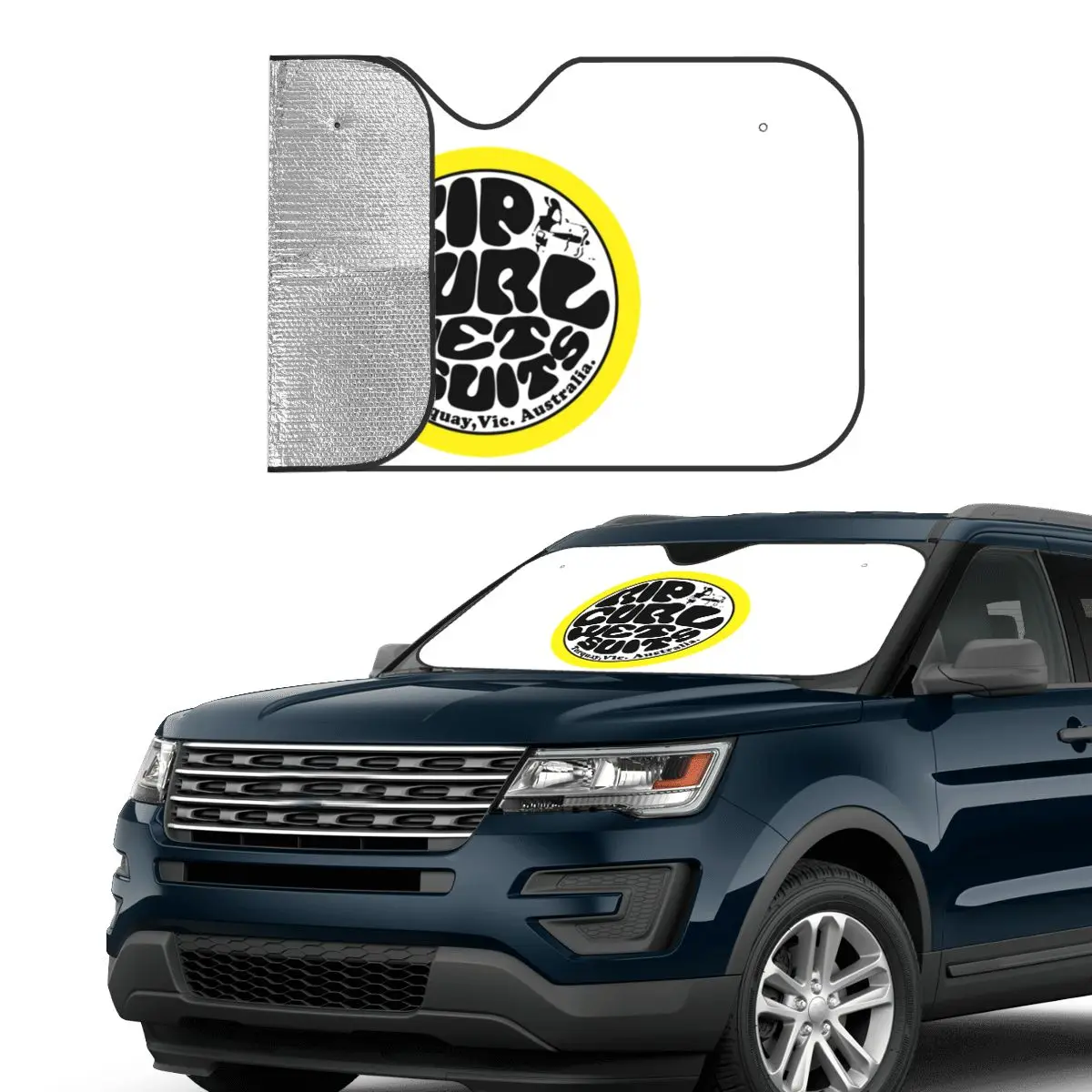 

Rip Curl Sunshade Windscreen Car Front Windshield Window Sun Visor Accessories Covers