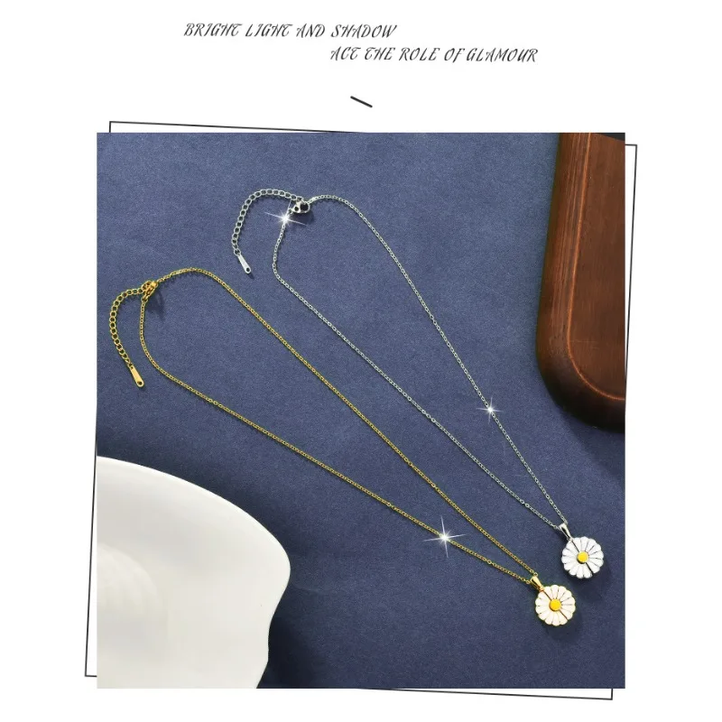 قلادة ديزي المفتوحة والإغلاق، قلادة فاخرة خفيفة من الإكسسوارات الراقية، قلادة الترقوة النسائية الأنيقة