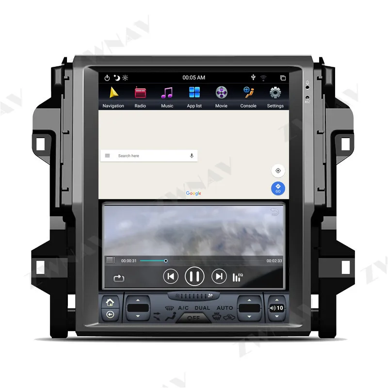 Мультимедийный DVD-плеер для Toyota Fortuner 2016-2021 Android 13 8G256G Carplay GPS навигация Сенсорный экран автомобильное радио