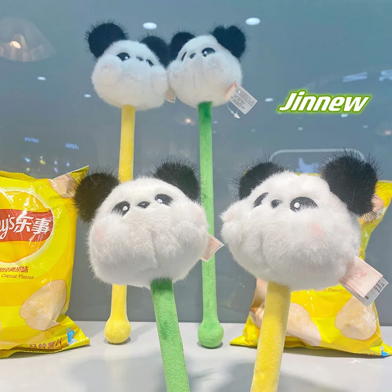 new funny fat panda plush soft Hammering stick creative small practical gifts doll cartoon fashione  decompressive doll