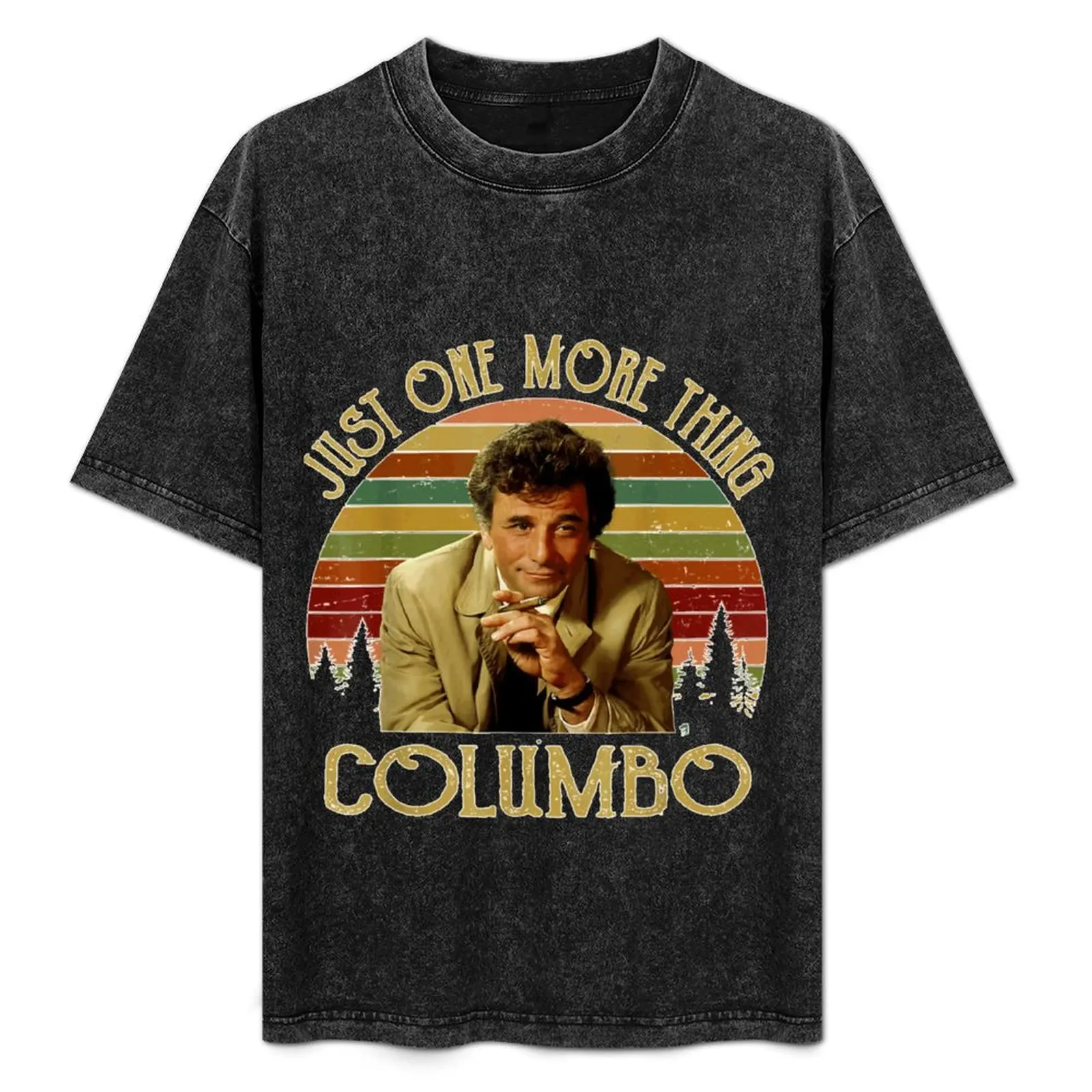 

Just One More Thing Columbo T-Shirt shirts graphic tee cheap stuff oversizeds Men's cotton t-shirt
