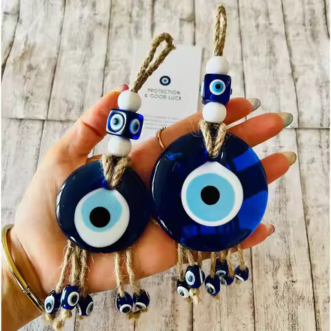 Evil Eye Wall Hanging House Protection Home Decor New Home Gift Idea Home Protection Good Luck Protection Charm Baby Shower Gift