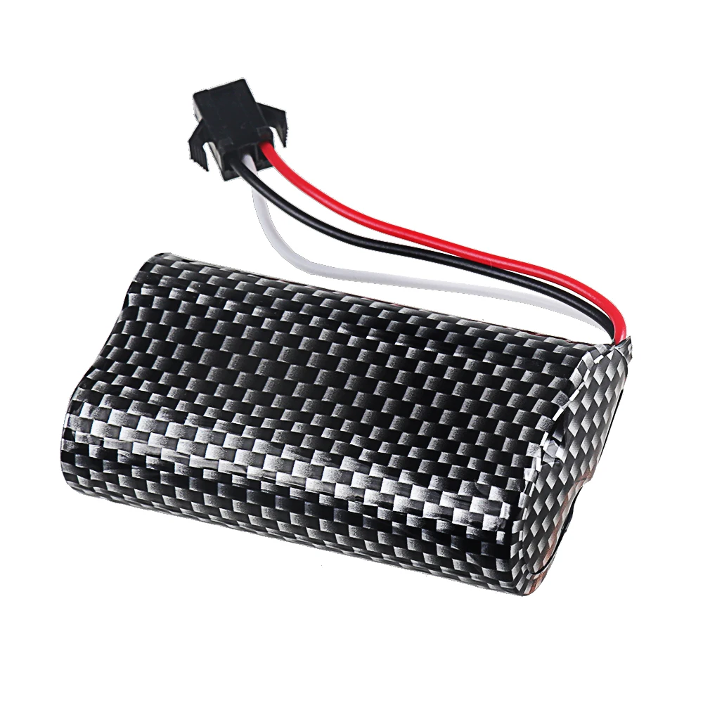 18650 Li-ion 7.4V 5200mAh Battery SM-3P Plug with USB Charger For MN82 MN128 MN78 LC79 MN90K MN91 MN45 MN99 MN96 RC Car Parts view 3