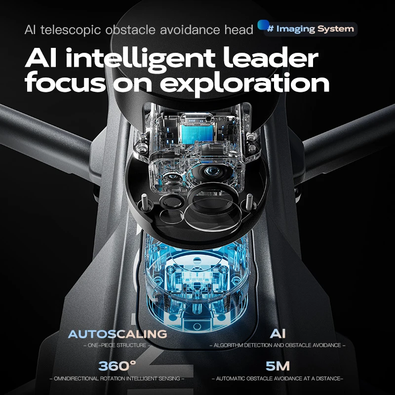 New Wing 6 Drone 8K Camera 3-Axis Gimbal WIFI Obstacle Avoidance FPV Brushless Touch Screen Remote Control Quadcopter Toys Gifts