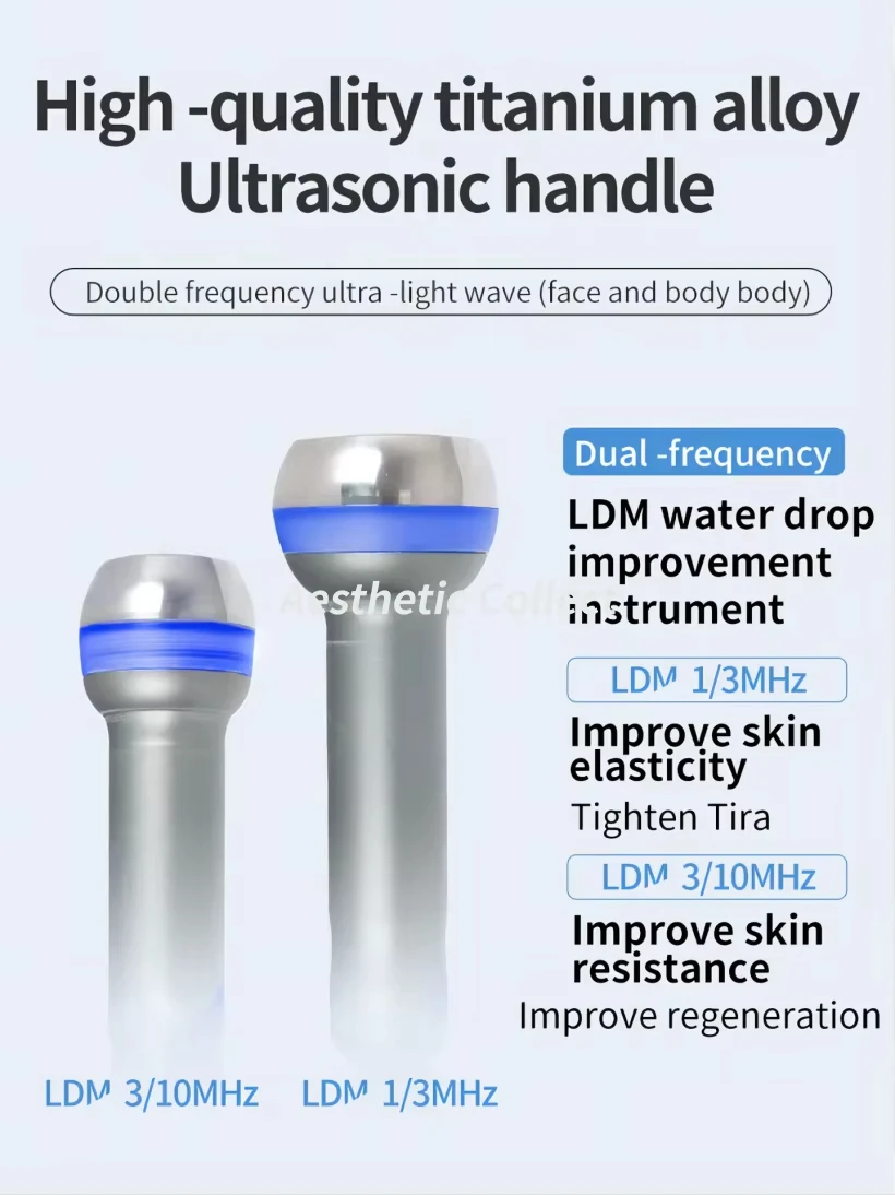 Machine professionnelle d'hydrolifage ultrasonique à double fréquence LDM pour l'élimination des marques d'acné et le raffermissement de la peau Anti-rides
