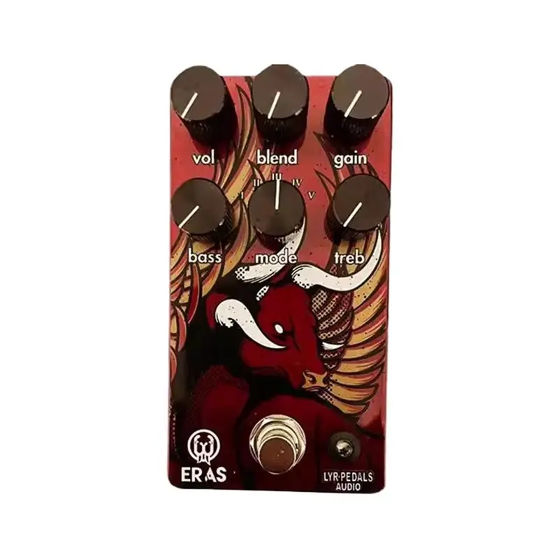 A89E-LYR PEDALS High Gain Rock Electric Guitar Effects Pedal Guitar Accessories Guitar Effects Pedal Single Block Distortion