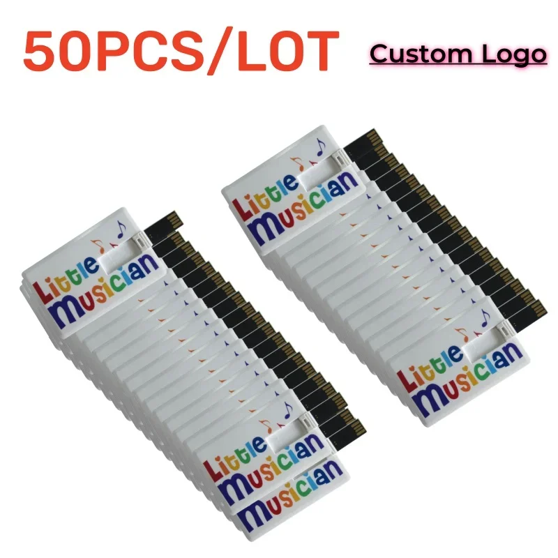 

50PCS/Lot White Credit Card Usb Sticks Custom Photo Print 4GB 8GB 16GB 32GB 2.0 Flash Pen Drive 10pcs free print logo