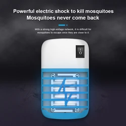 Matamosquitos eléctrico, 1 piezas, atrapamoscas, no tóxico, para moscas, mosquitos, polillas, cocina