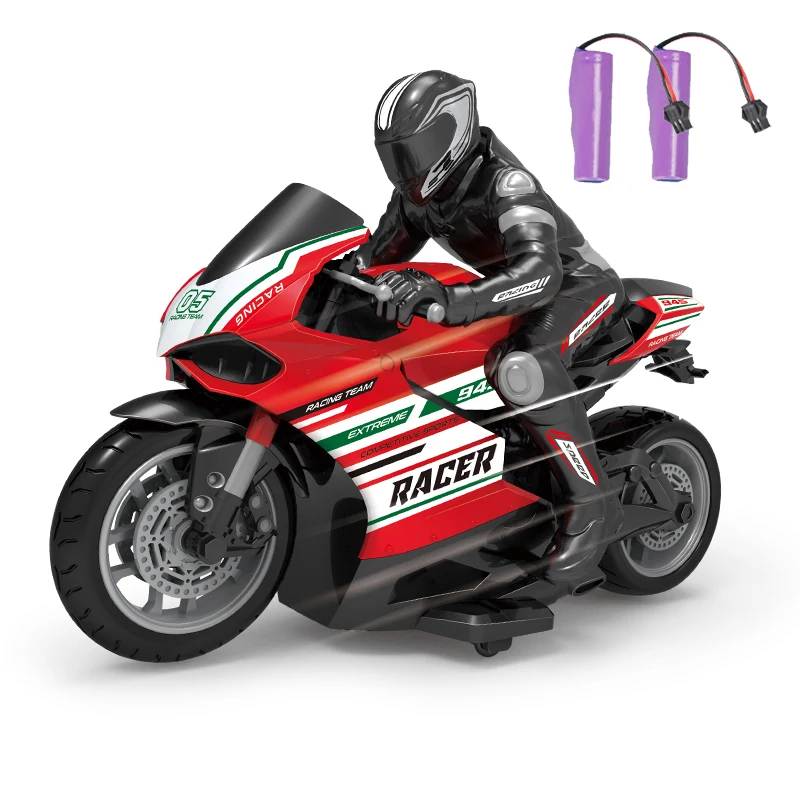 Motos RC 1/10, Motor eléctrico, coches RC de alta velocidad, 4 canales, Control remoto, motocicleta de carreras, coche de deriva, regalos, entusiastas de motocicletas