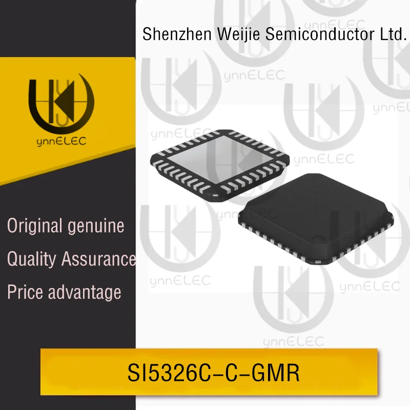 

Original SI5326C-C-GMR Jitter-Att. Clock IC | 346MHz | QFN-36-EP (6x6)