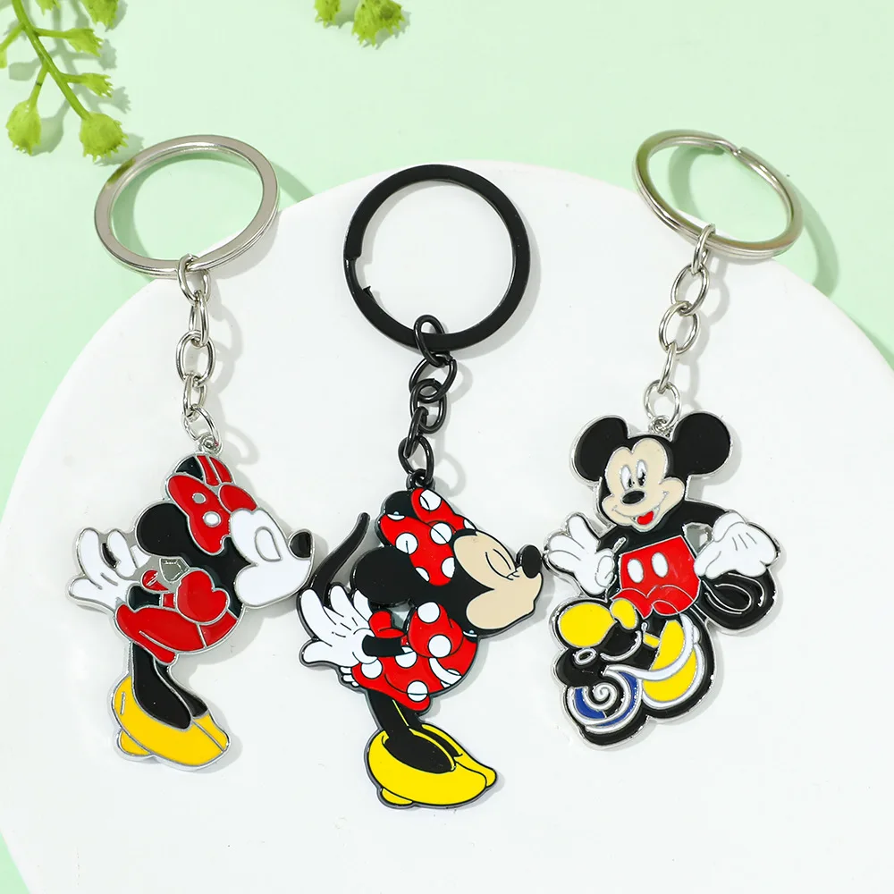 سلاسل مفاتيح ديزني ميكي وميني، وحقائب مفاتيح إبداعية كرتونية، ومعلقات زخرفية، وهدايا الحفلات، وهدايا عيد الميلاد وعيد الميلاد. #5