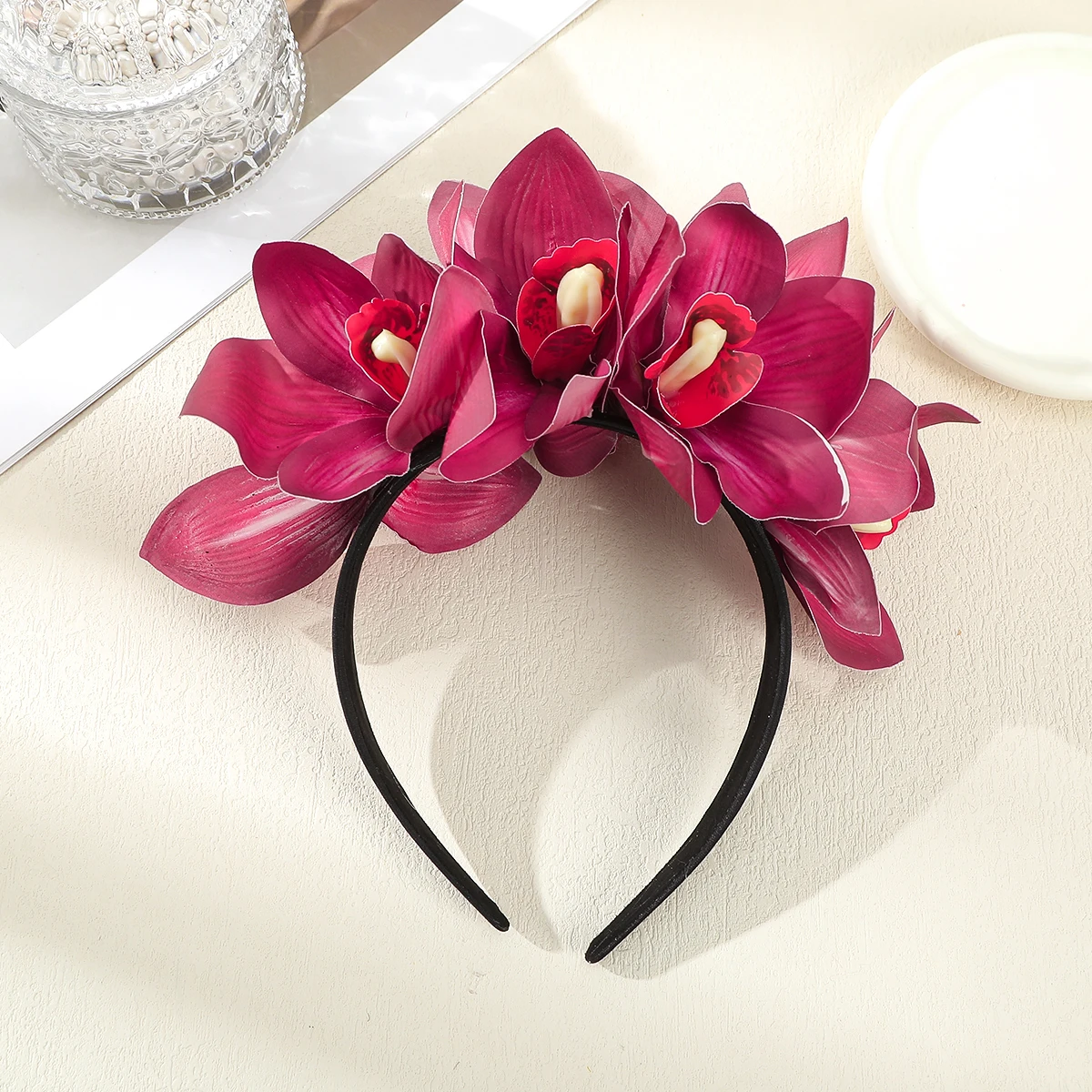 New Fashion Women Wedding Headband Girls Boho Flowers Children Hair Bands Hair Accessories Bride Wreath Beach Garland