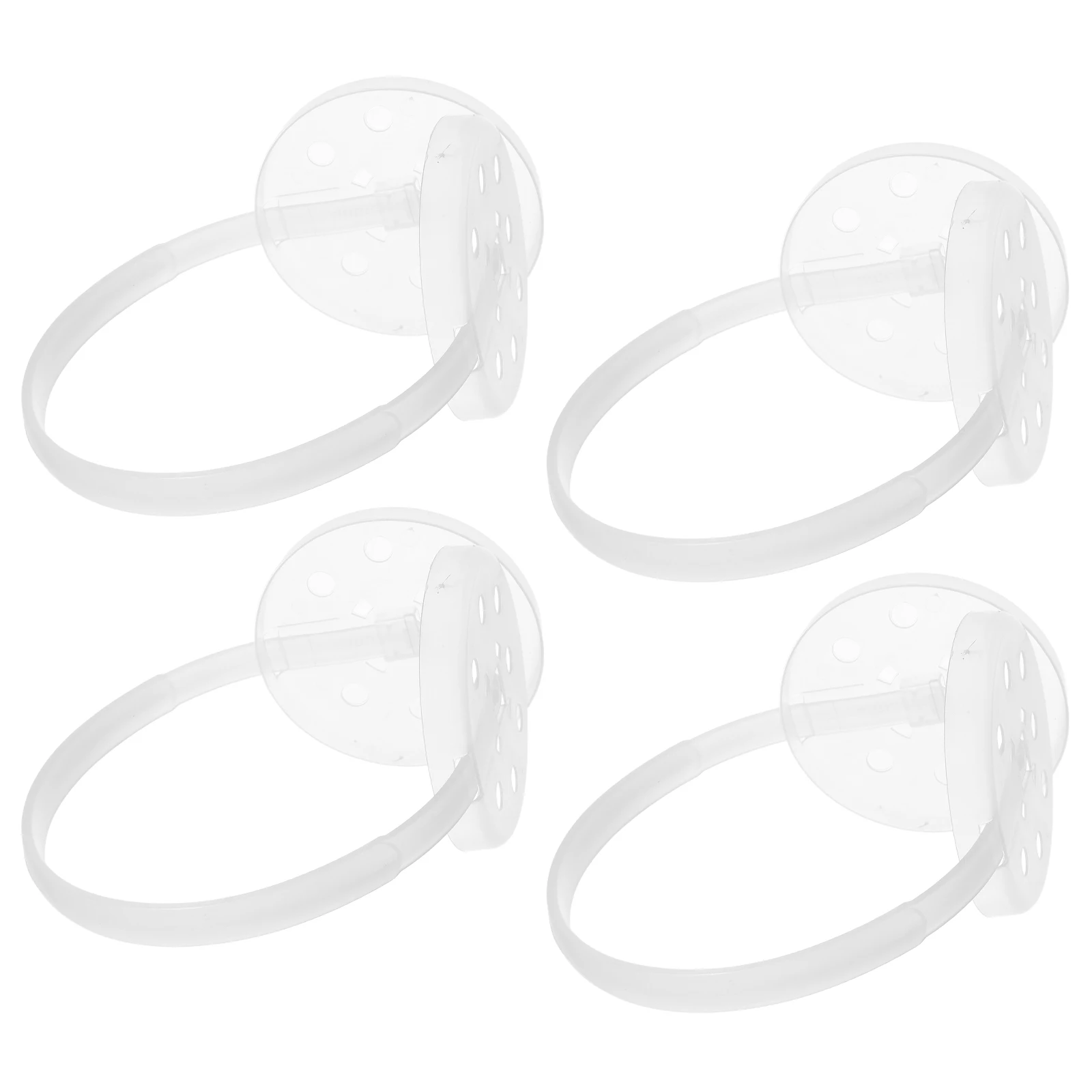 

4pcs Earmuff Stand Frame 4 Components Clear Plastic DIY Craft Accessories Winter Protector Comfort Fit Long Use Labor Protection
