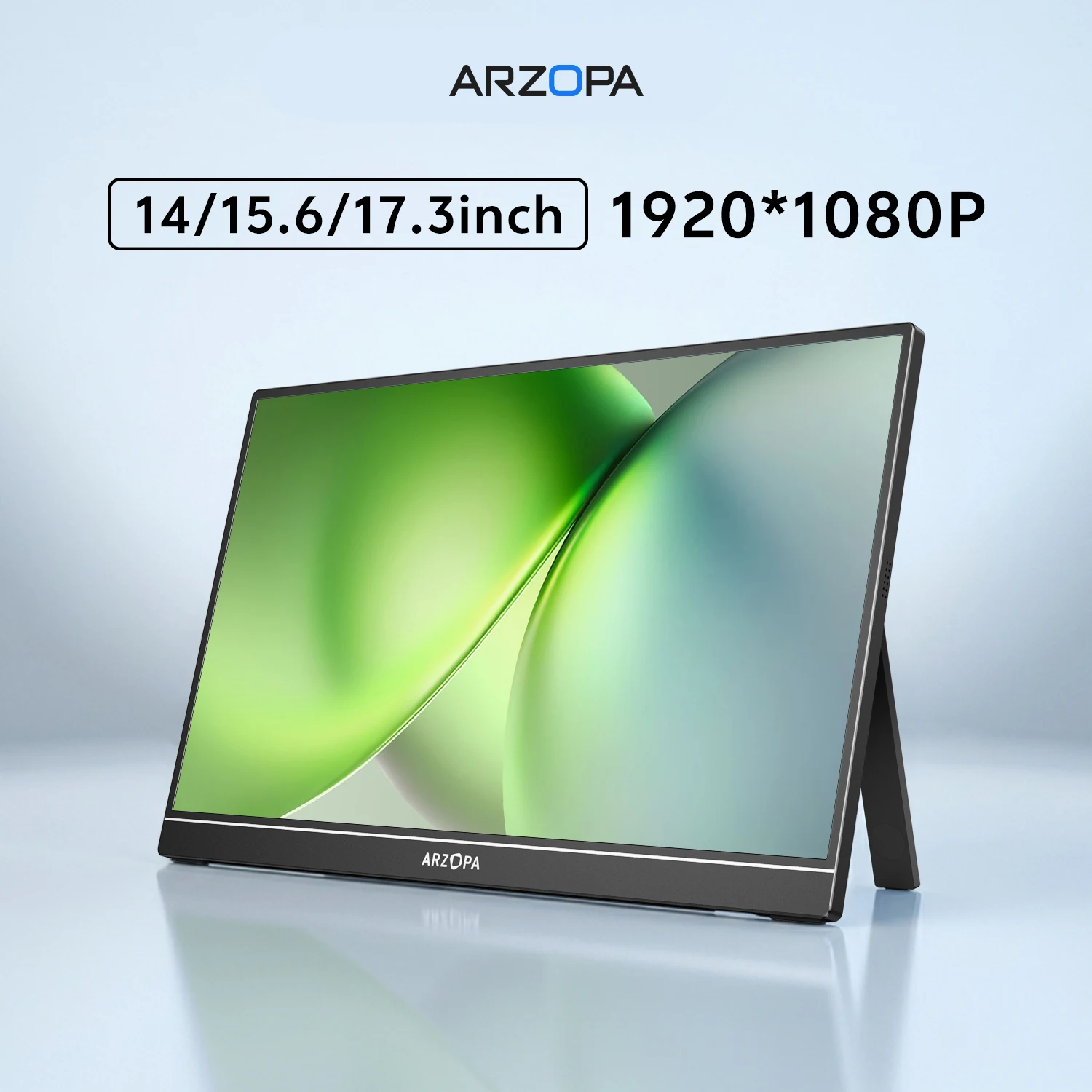 ARZOPA 14/15.6/17.3 pollici 1080P Mini secondo display da gioco Schermo esterno per monitor portatile per MAC/laptop/PC/Xbox/PS/Switch