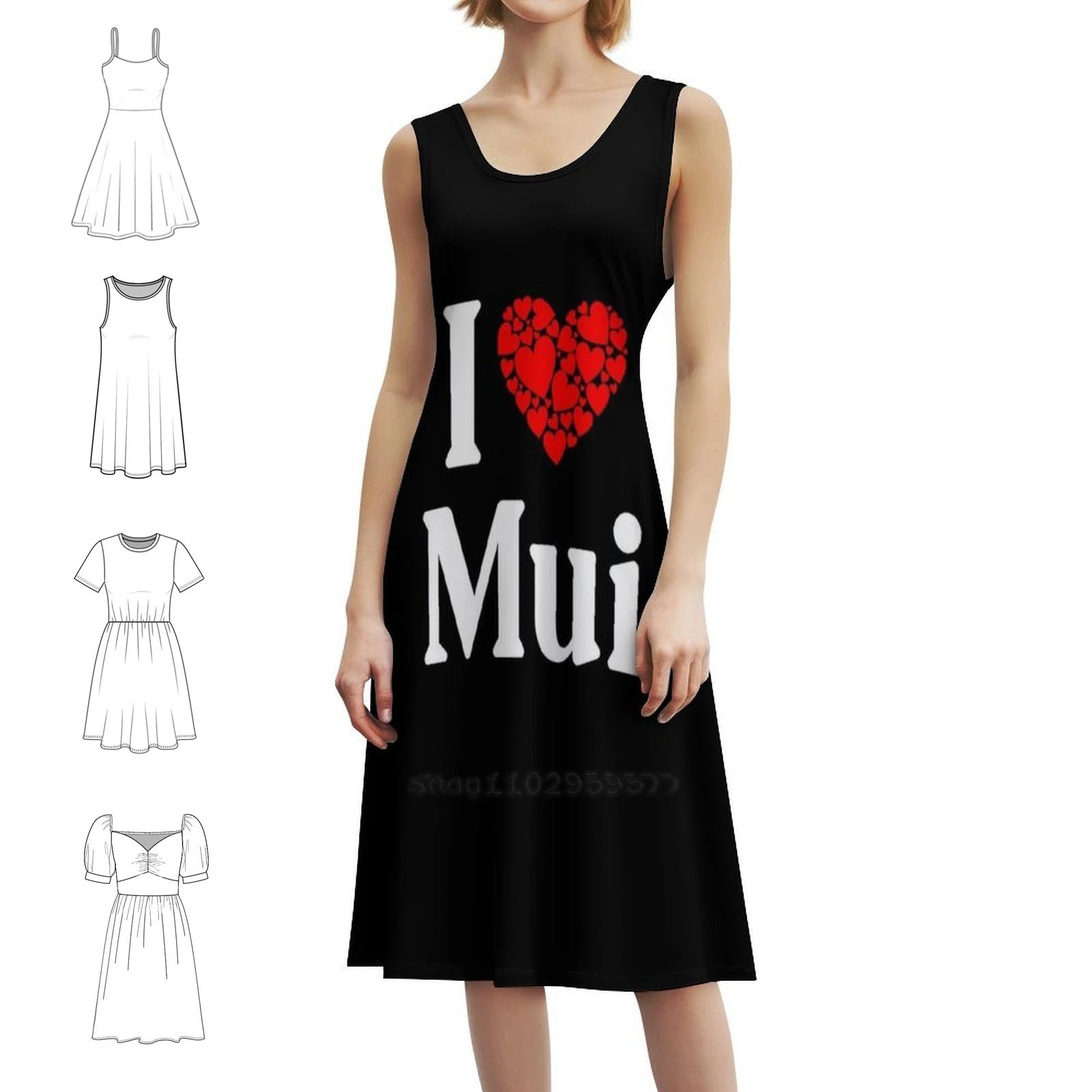 

Mui Heart-I Love Mui Boho Шикарное платье Элегантное модное пляжное свадебное платье Mui Имя Имена Семейное имя Первое женское платье