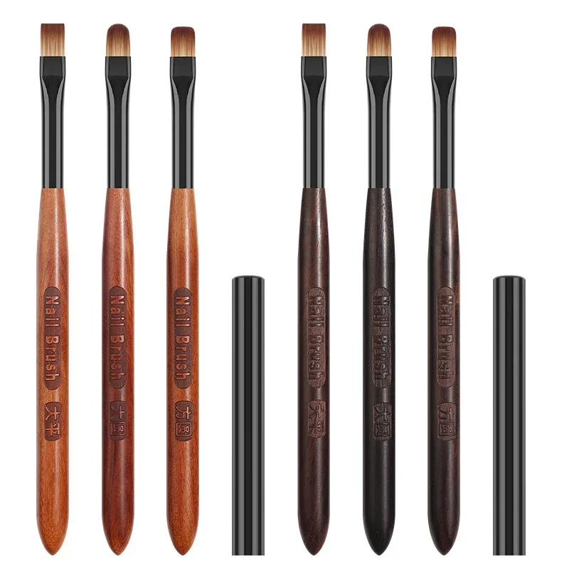 Colla per unghie Penna per fototerapia Penna per gel UV Pennello acrilico Pennelli professionali per nail art Pittura Pennello da disegno Strumenti per manicure