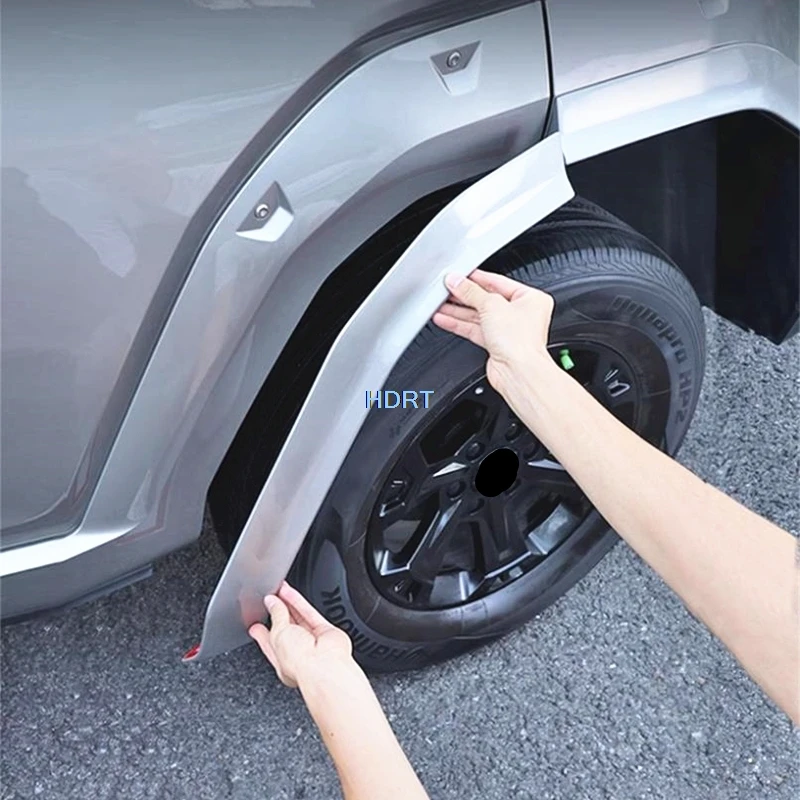 For Great Wall GWM Tank 400 2023 + Car Styling Front Rear Door Wheel Eyebrow Surrounding Fender Flare Mudguard Cover Accessories