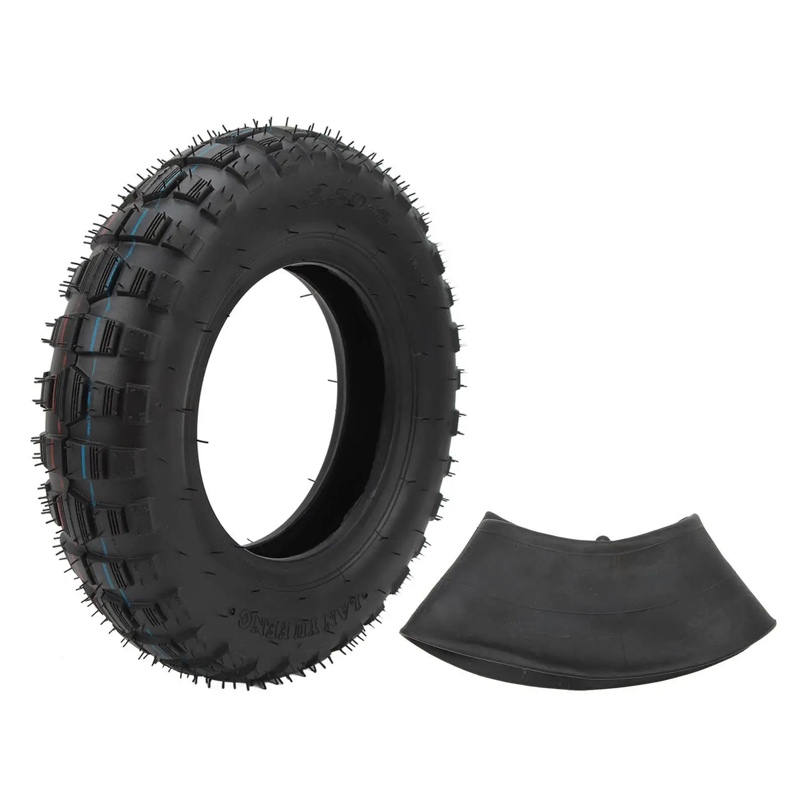 3.50-8in Trail Bike Tire Set - Anti Vibration, Explosion-Proof Rubber, Abrasion & Impact Resistant Inner Tubes for kv75