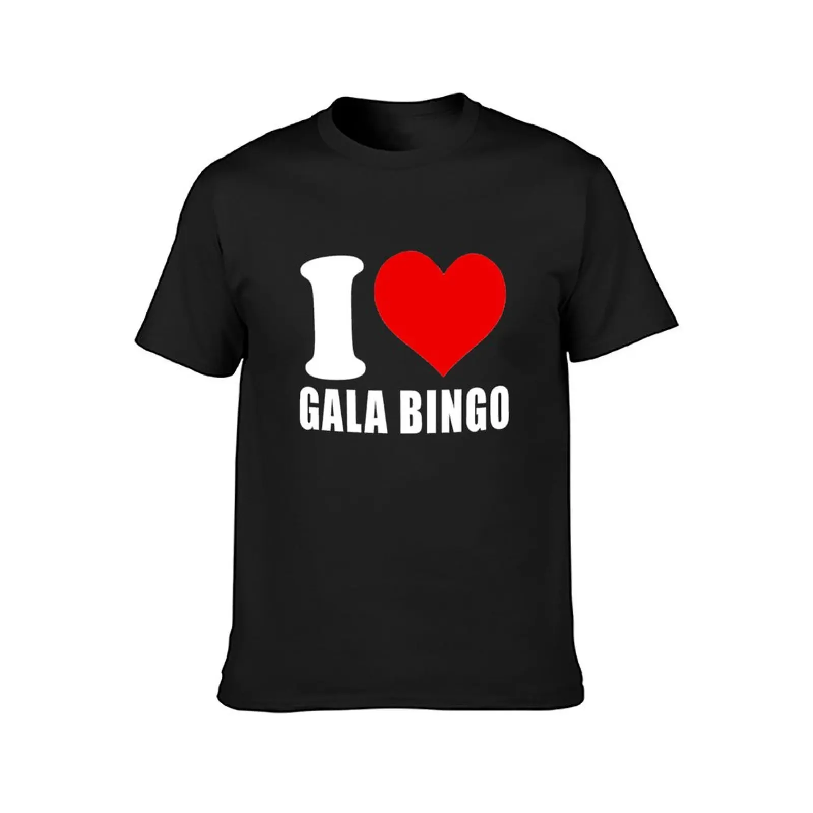 I HEART GALA BINGO T-Shirt blacks quick drying mens clothing