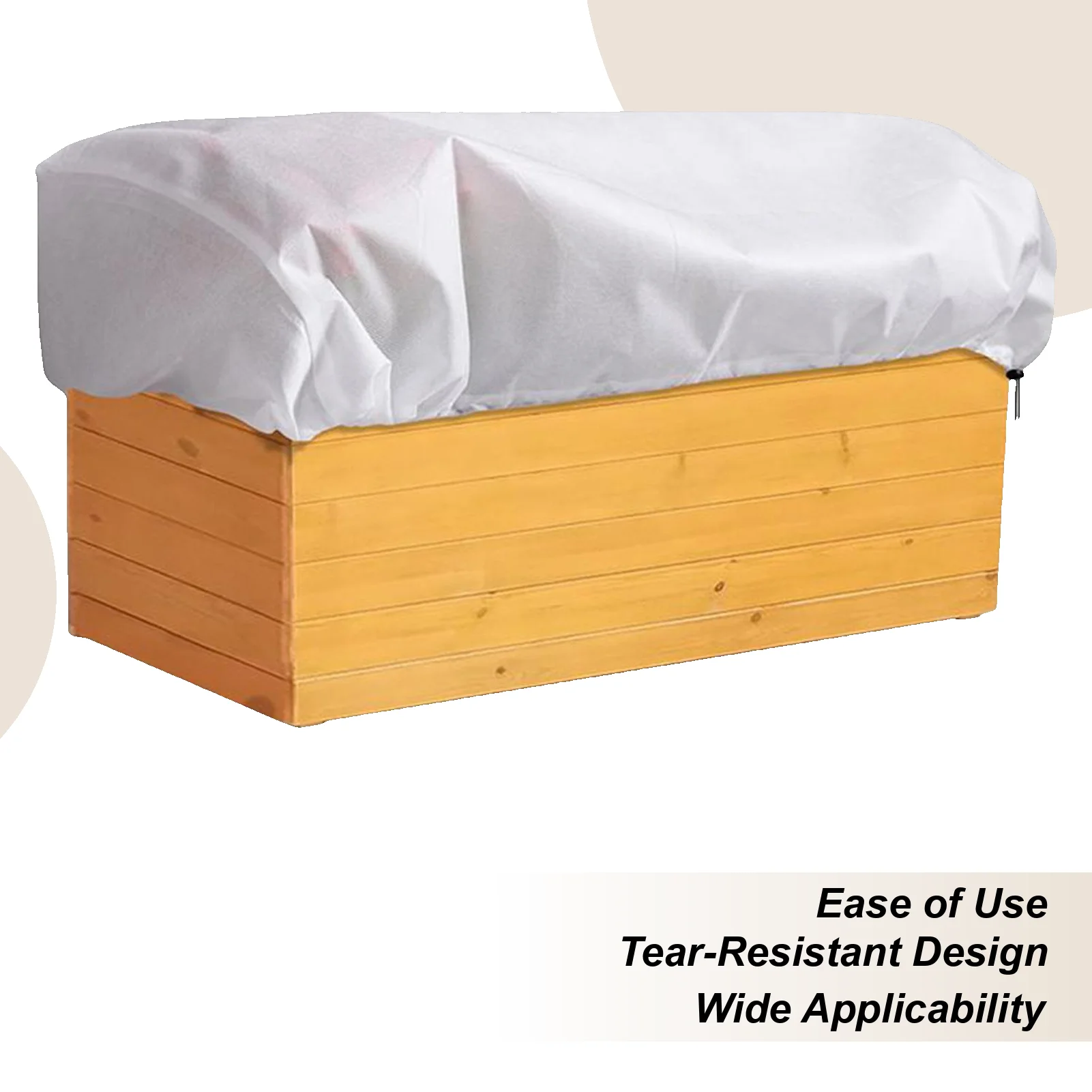 

Plant Covers Freeze Protection 59 X 15.7 X 17.7 Inch Plant Winter Cover Protection With Drawstring Non-Woven Wrap For Outdoor