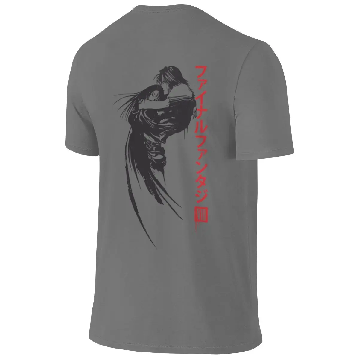 Squall Rinoa Dating Reversible T-shirt Retro Trendy Brand Morandi Colors Short Sleeve
